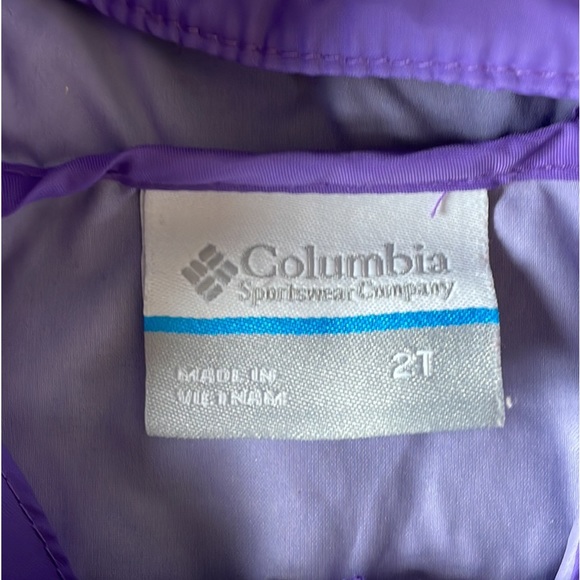 COLUMBIA Toddler Girl 2t Lightweight Jacket - Picture 3 of 8